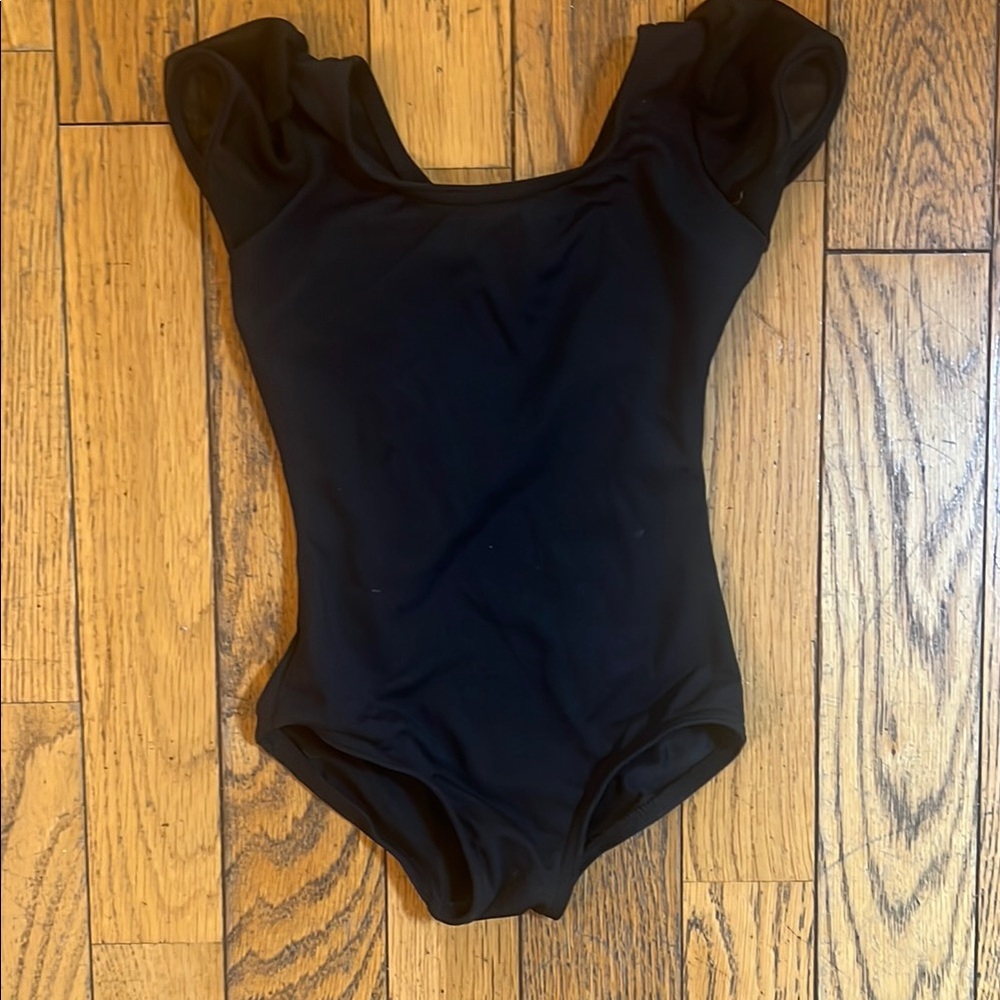 Capezio Black Kids One Piece Bodysuit